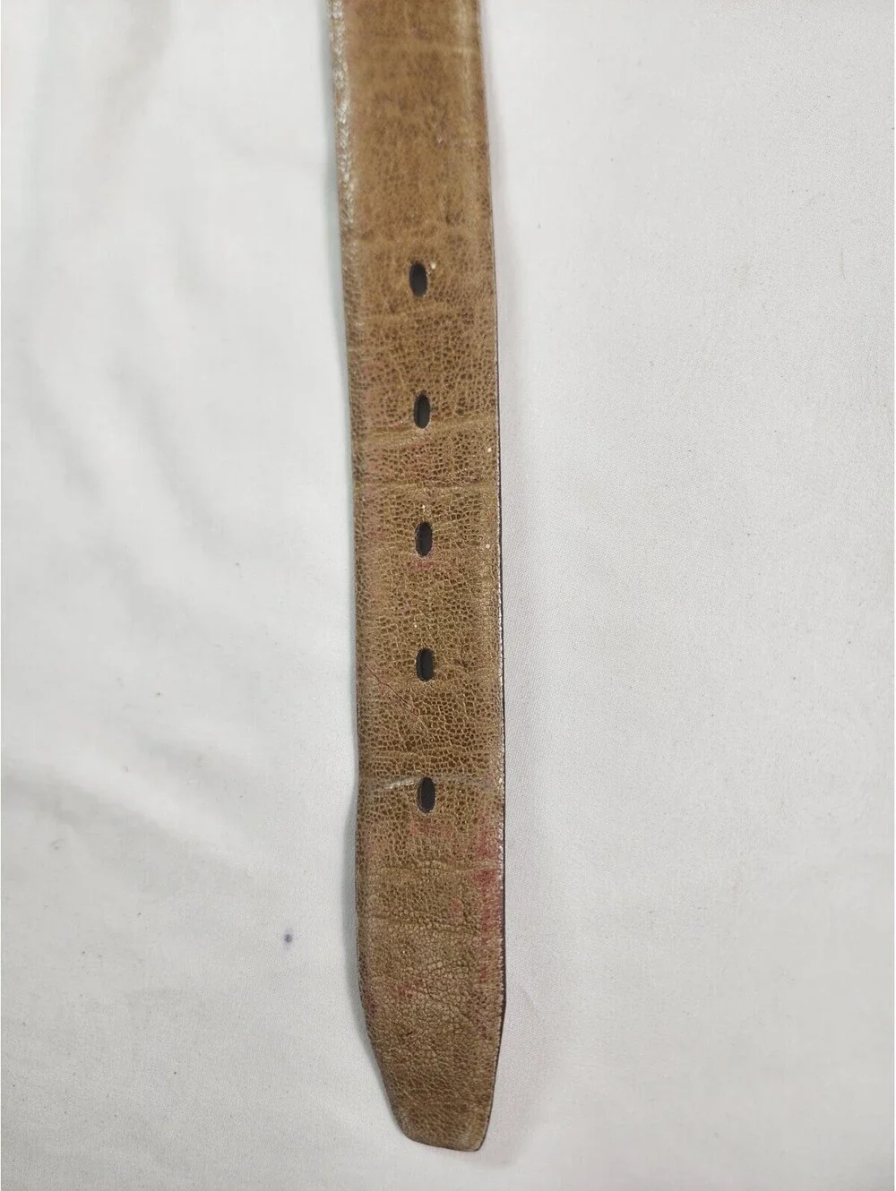 Tex Tail Elephant Grain Cowhide Belt Size 36